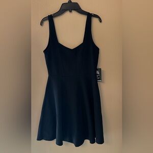 NWT Express Black Mini Swing Dress - Size Small‎
